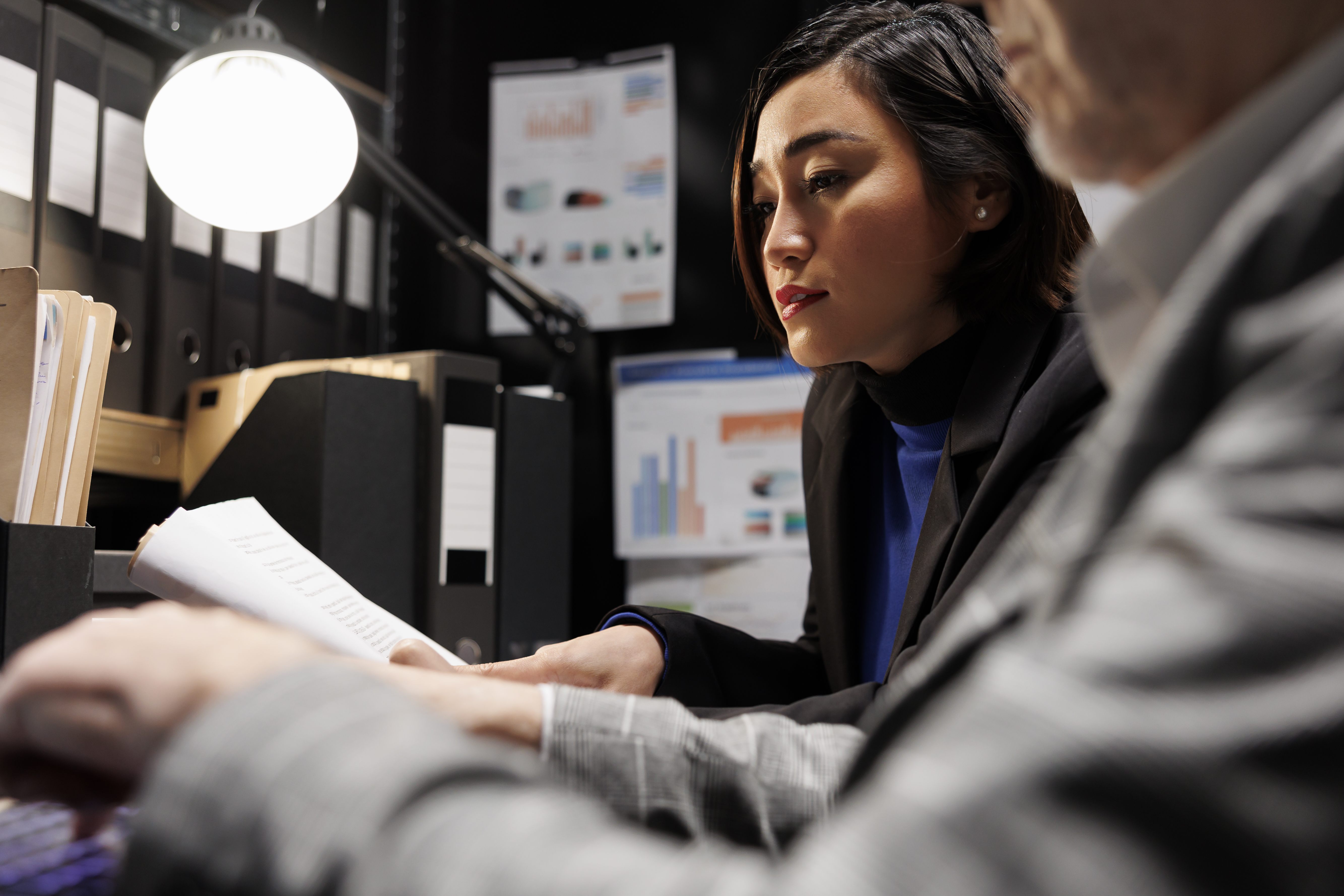 Accounting business executives coworkers